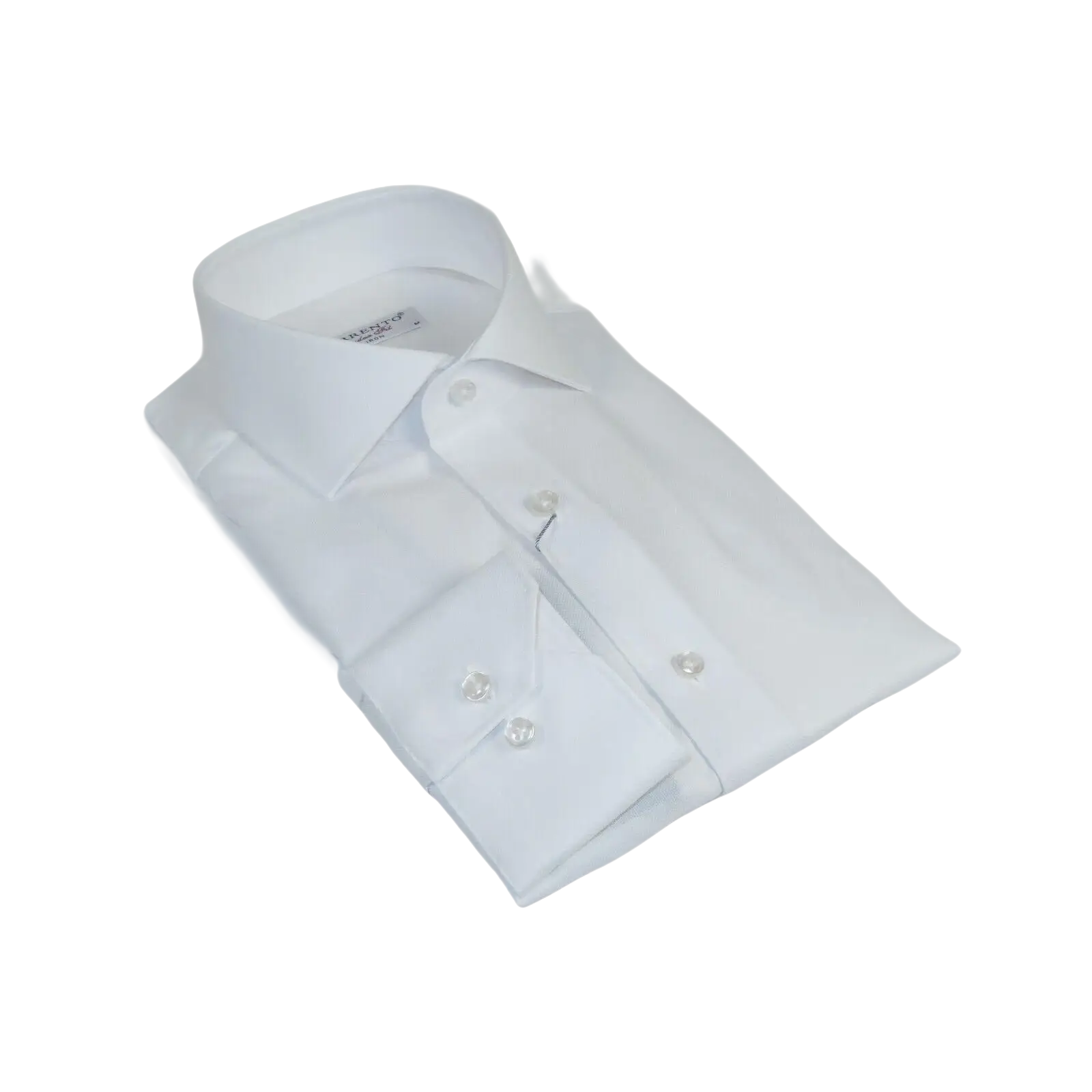 Men 100% Italian Cotton Shirt Non Iron SORRENTO Turkey Cutaway Collar 2744 White - J.Valintin Men's Wear Legend - 98726