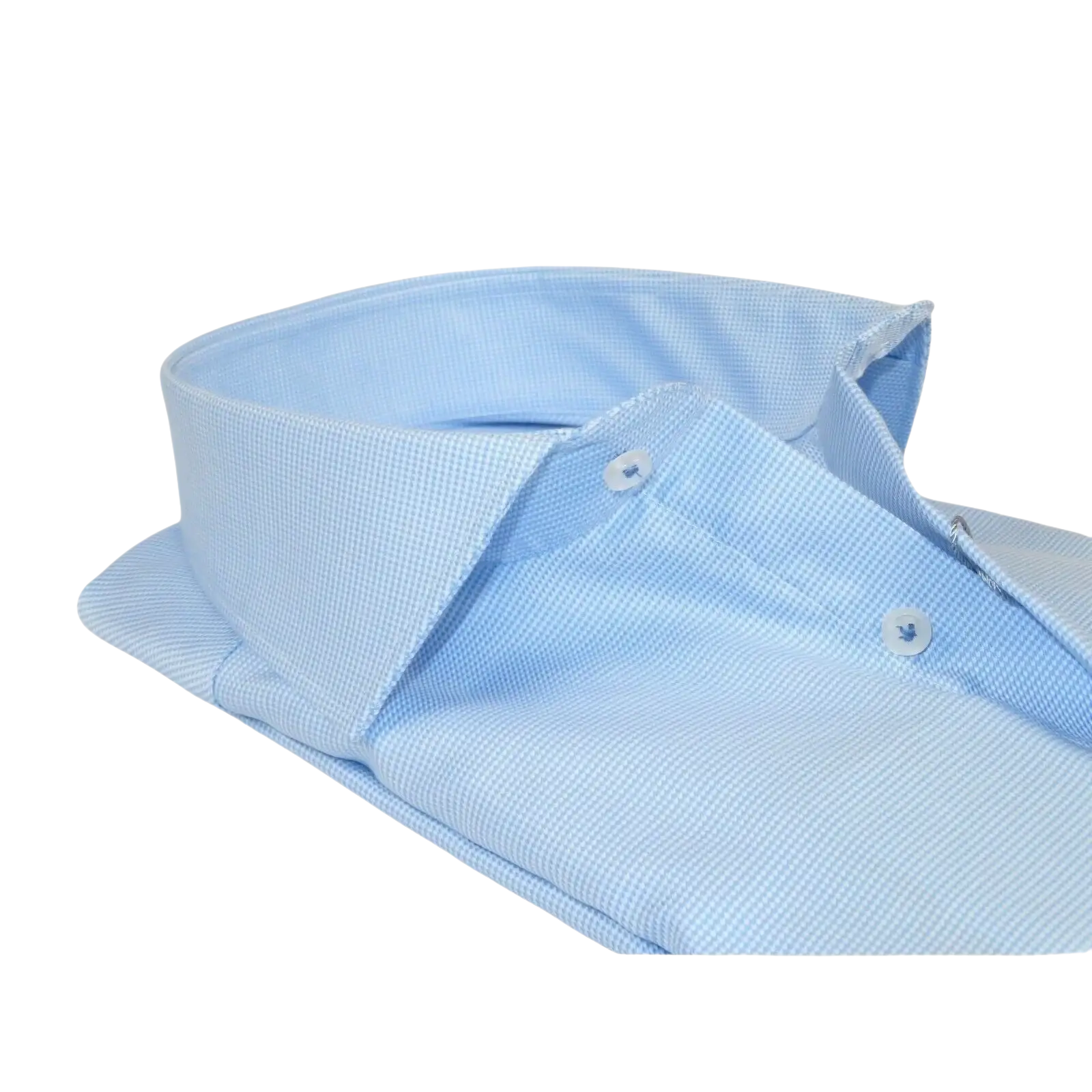 Men 100% Italian Cotton Shirt Non Iron SORRENTO Turkey Spread Collar 2745 Blue - J.Valintin Men's Wear Legend - 98718
