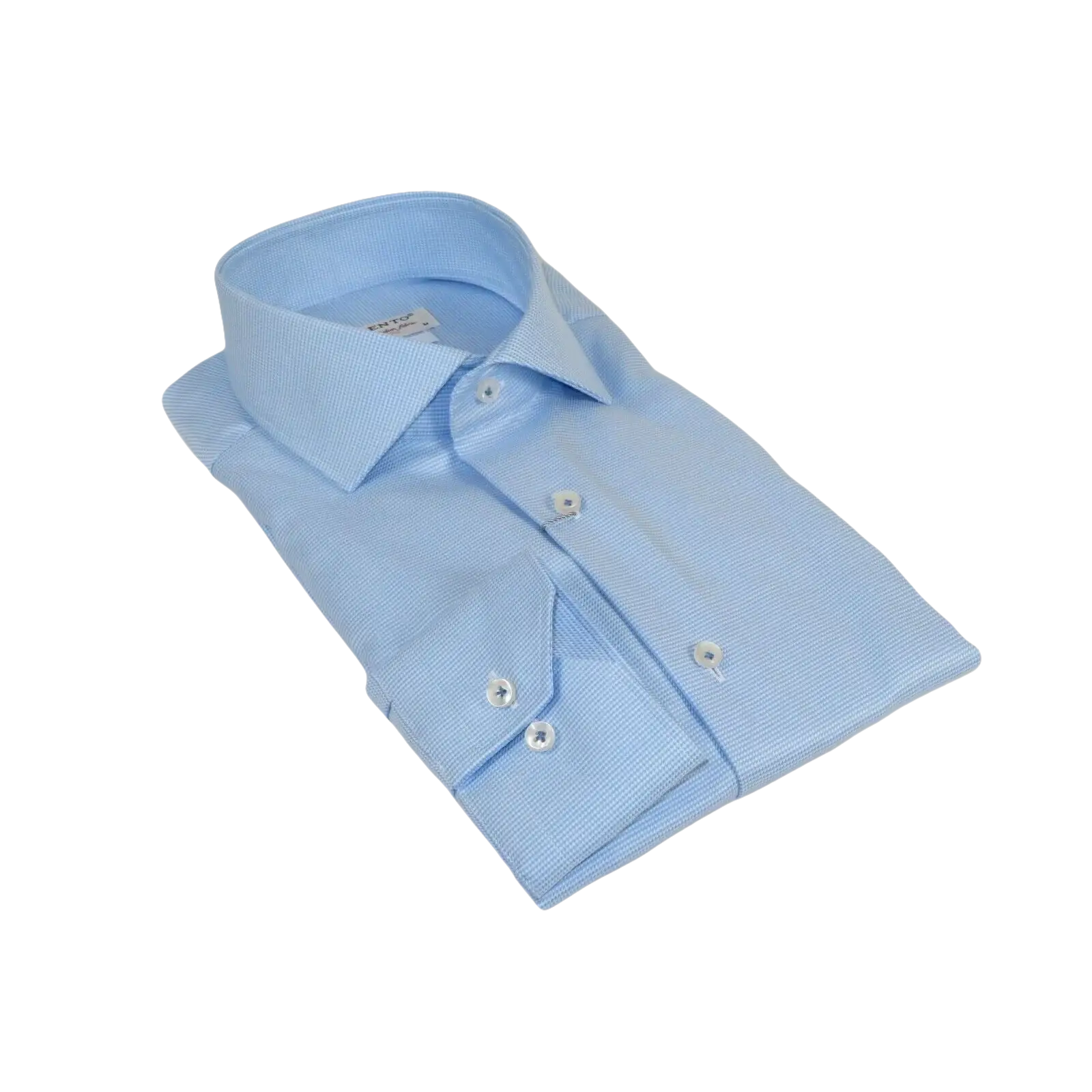 Men 100% Italian Cotton Shirt Non Iron SORRENTO Turkey Spread Collar 2745 Blue - J.Valintin Men's Wear Legend - 98718