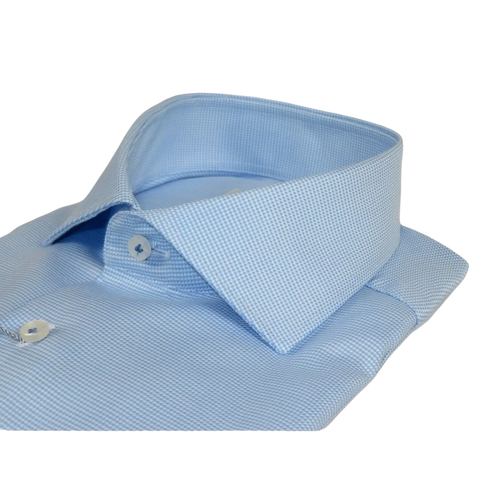 Men 100% Italian Cotton Shirt Non Iron SORRENTO Turkey Spread Collar 2745 Blue - J.Valintin Men's Wear Legend - 98718