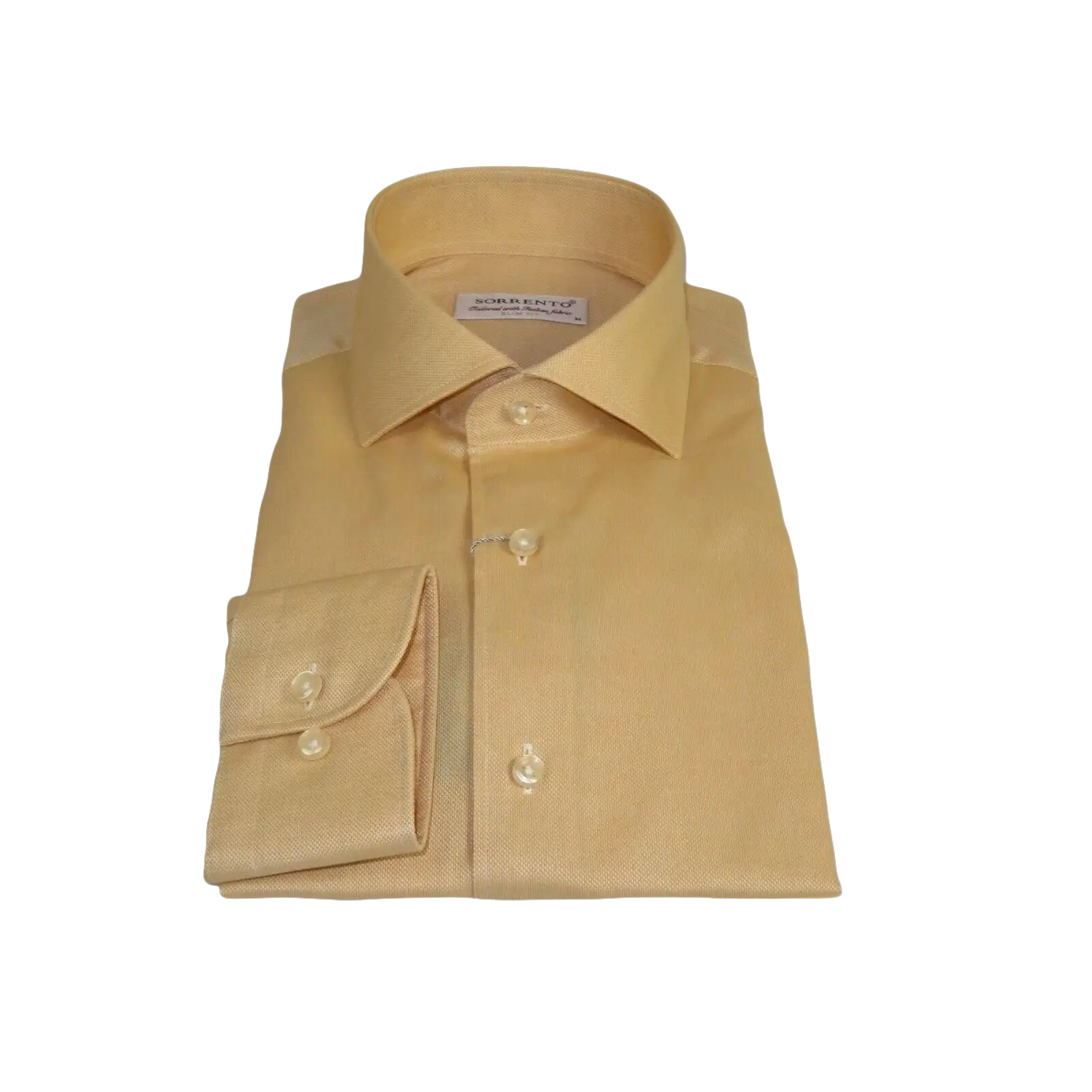 Men 100% Italian Cotton Shirt Non Iron SORRENTO Turkey Spread Collar 4902 Tan - J.Valintin Men's Wear Legend - 98710