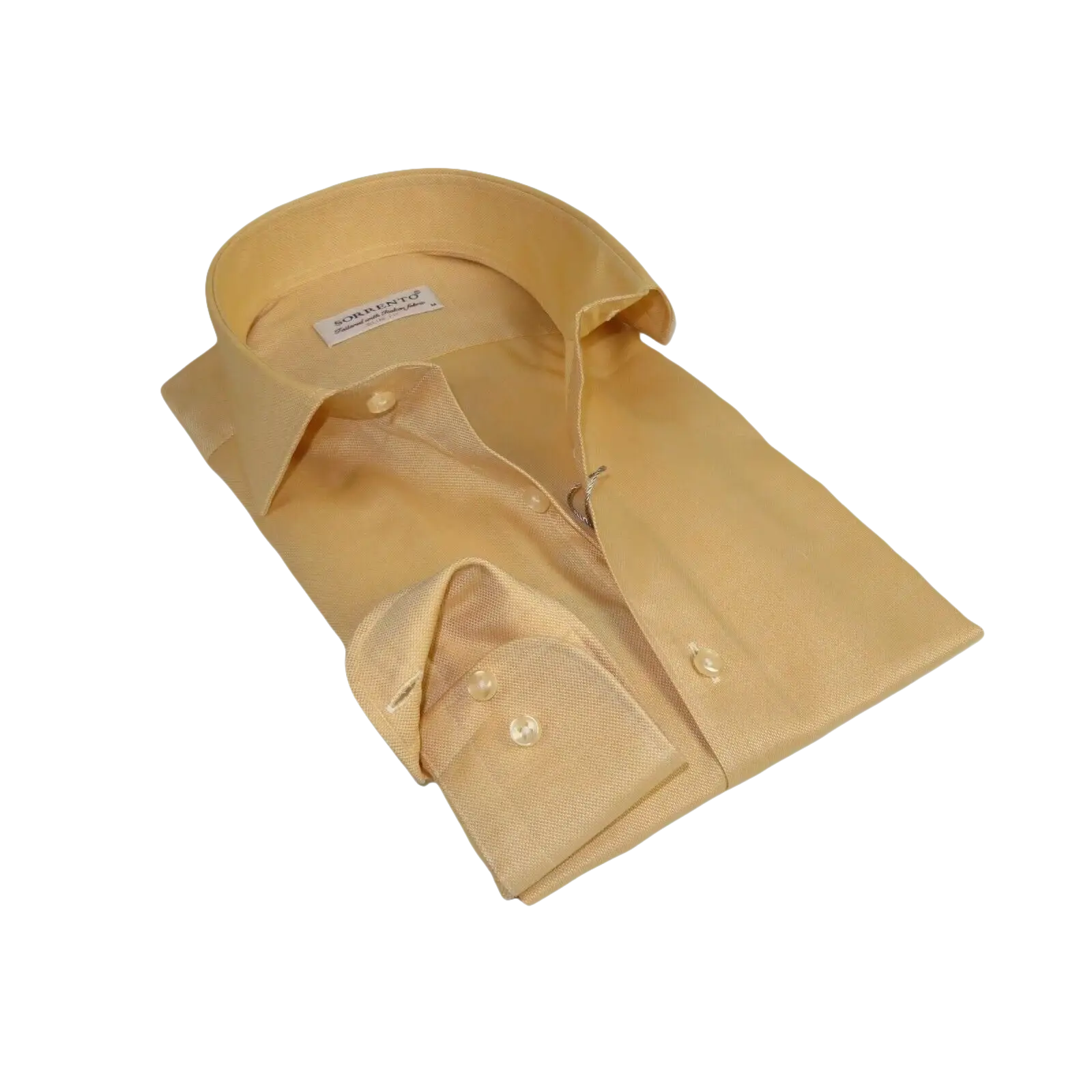 Men 100% Italian Cotton Shirt Non Iron SORRENTO Turkey Spread Collar 4902 Tan - J.Valintin Men's Wear Legend - 98710