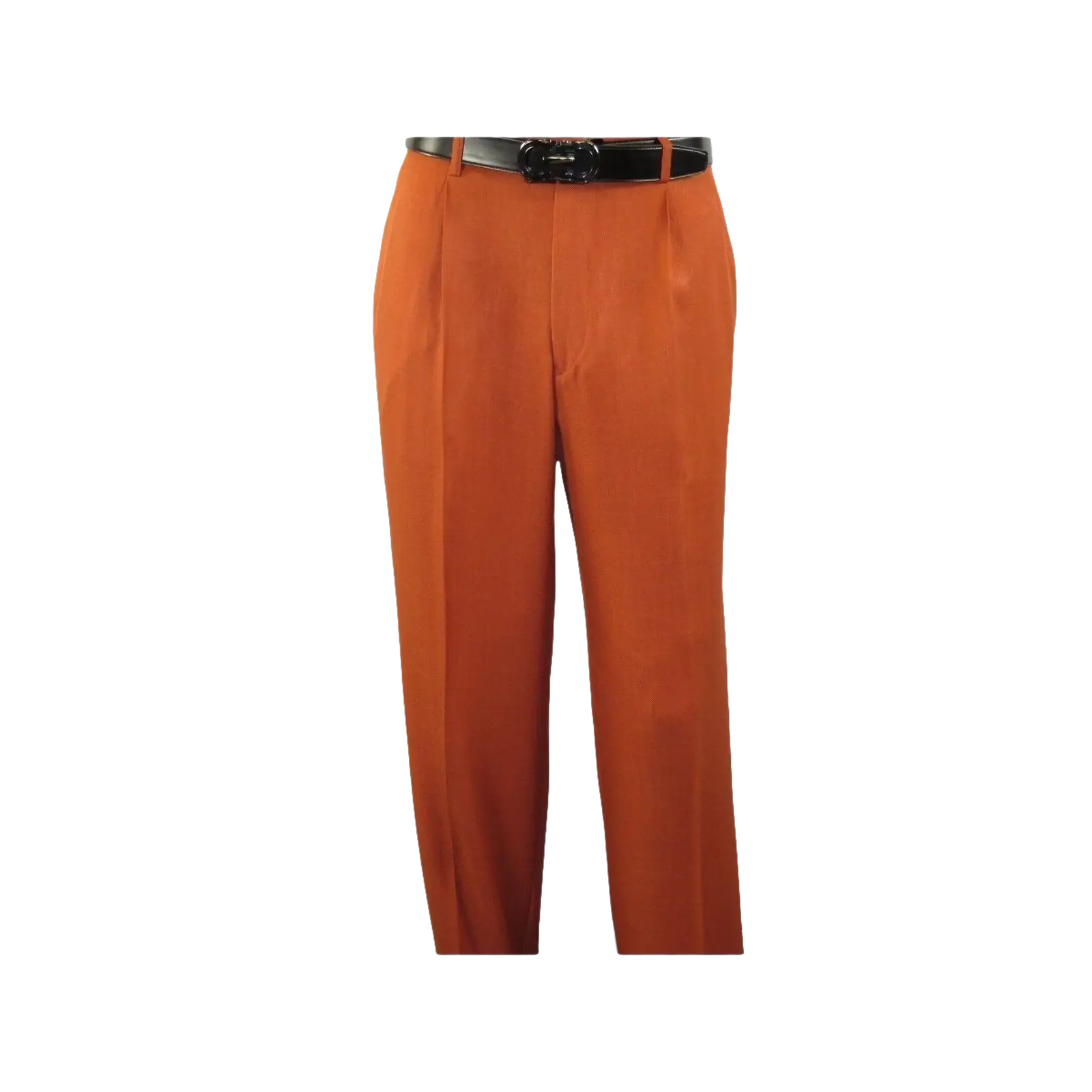 Men 2pc Walking Leisure Suit Short Sleeves By DREAMS 255 - 09 Solid Papaya - J.Valintin Men's Wear Legend - 96102