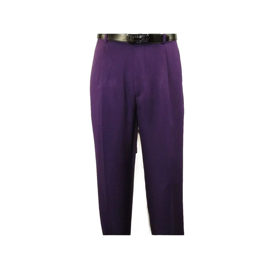 Men 2pc Walking Leisure Suit Short Sleeves By DREAMS 255 - 19 Solid Purple - J.Valintin Men's Wear Legend - 95896