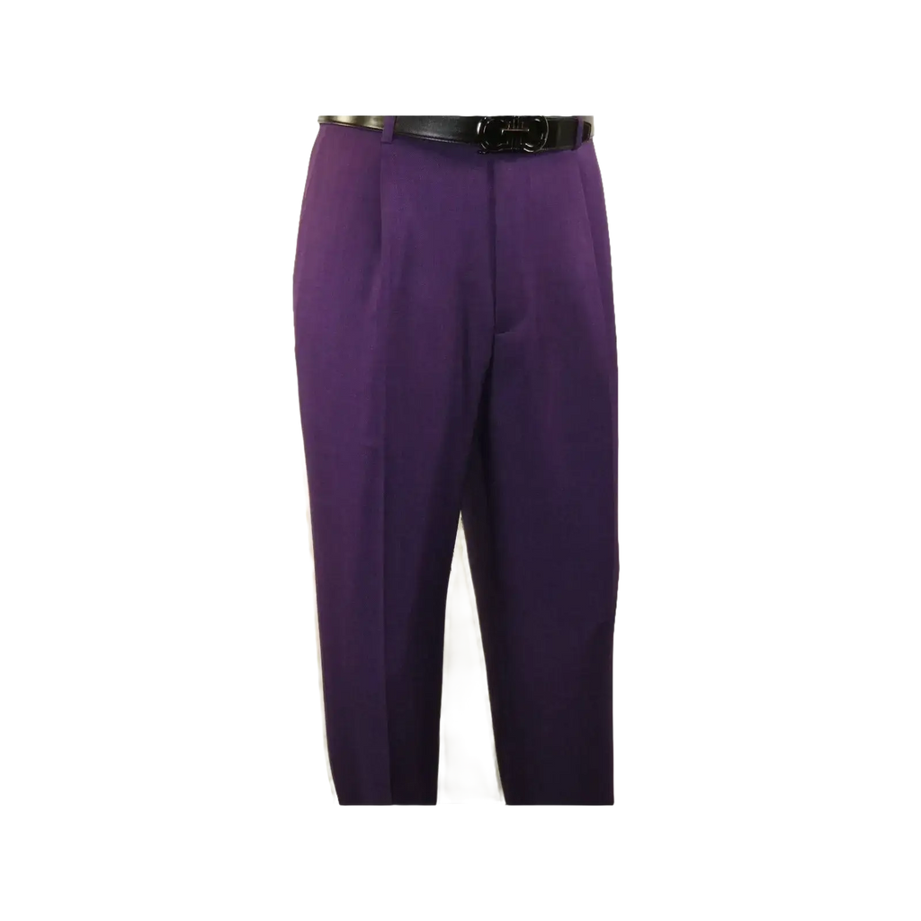 Men 2pc Walking Leisure Suit Short Sleeves By DREAMS 255 - 19 Solid Purple - J.Valintin Men's Wear Legend - 95896