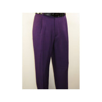 Men 2pc Walking Leisure Suit Short Sleeves By DREAMS 255 - 19 Solid Purple - J.Valintin Men's Wear Legend - 95896