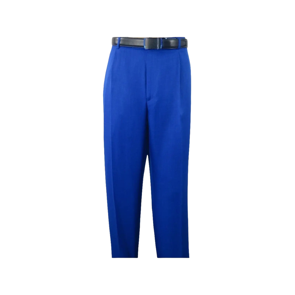 Men 2pc Walking Leisure Suit Short Sleeves By DREAMS 255 - 21 Solid Royal Blue - J.Valintin Men's Wear Legend - 95902