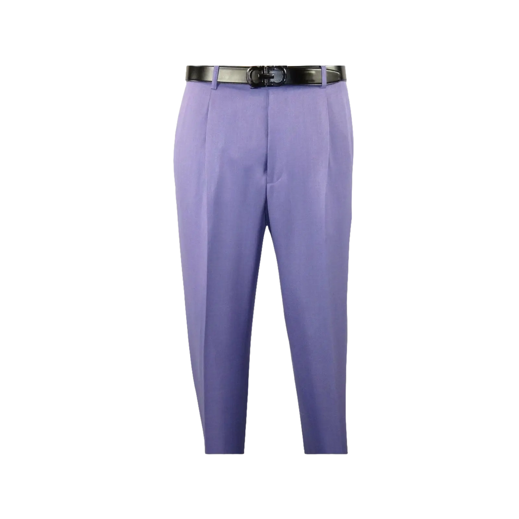 Men 2pc Walking Leisure Suit Short Sleeves By DREAMS 255 - 29 Solid Lavender - J.Valintin Men's Wear Legend - 95920