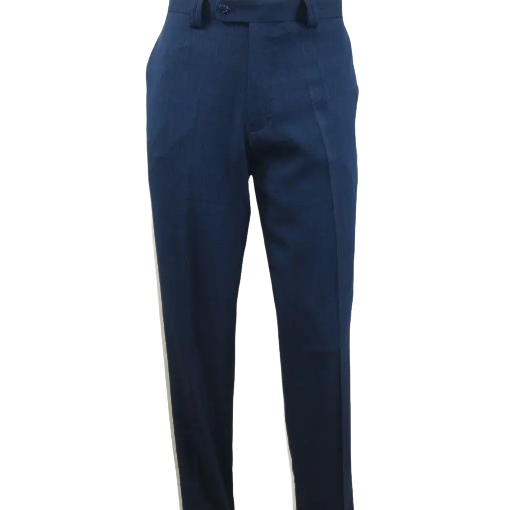 Men 2pc Walking Leisure Suit Short Sleeves By DREAMS Checker 282 - 01 Navy Blue - J.Valintin Men's Wear Legend - 282 - 01 Navy - M