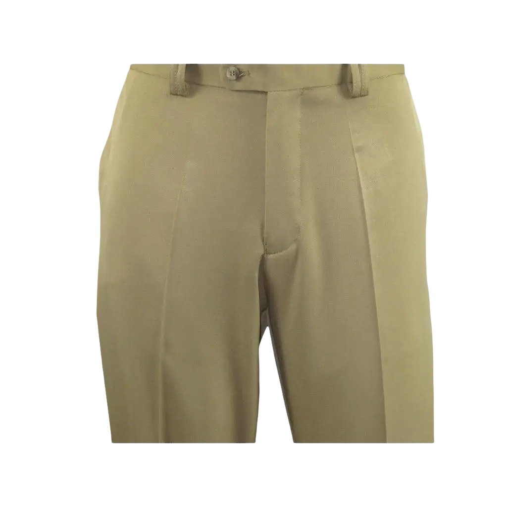 Men 2pc Walking Leisure Suit Short Sleeves By DREAMS Checker 283 - 03 Tan - J.Valintin Men's Wear Legend - 283 - 03 Tan - M