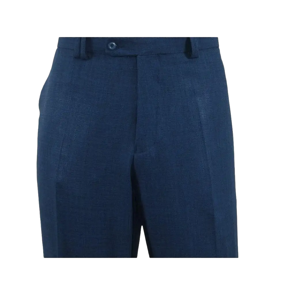 Men 2pc Walking Leisure Suit Short Sleeves By DREAMS Fancy 265 - 31 Sailor Blue - J.Valintin Men's Wear Legend - 265 - 31 Sailor - M