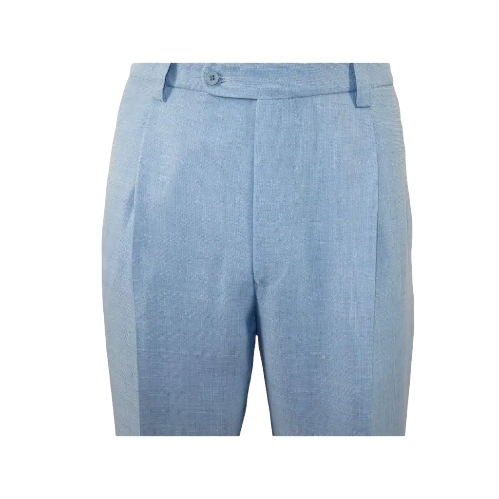 Men 2pc Walking Leisure Suit Short Sleeves By DREAMS Fancy 277 - 11 Ocean Blue - J.Valintin Men's Wear Legend - 277 - 11 Ocean - M