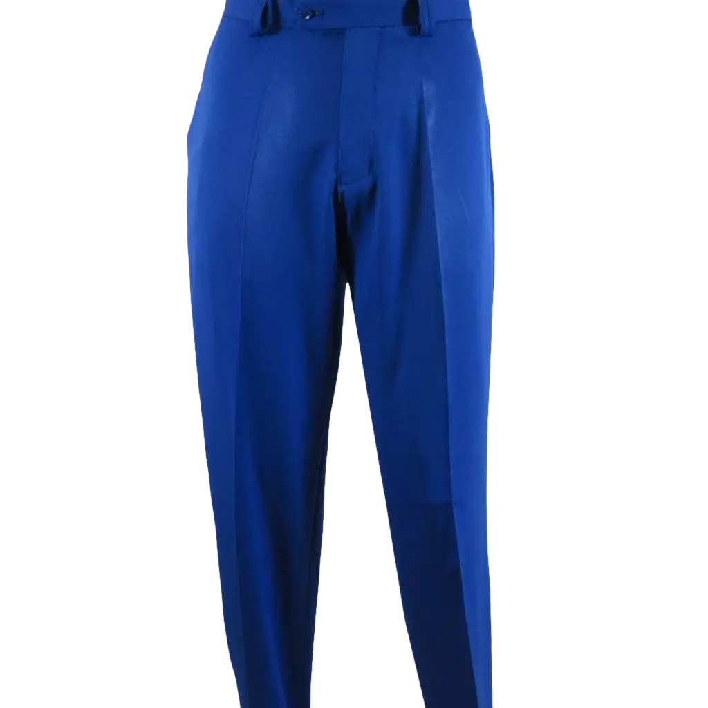 Men 2pc Walking Leisure Suit Short Sleeves By DREAMS Fancy 283 - 11 Royal Blue - J.Valintin Men's Wear Legend - 283 - 11 Royal - M