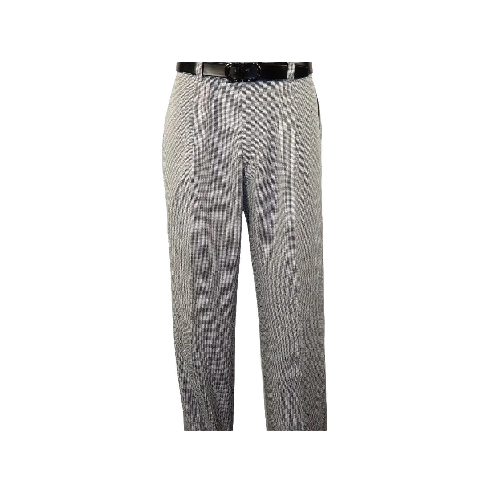 Men 2pc Walking Leisure Suit Short Sleeves DREAMS 263 - 00 Black white Salt pepper - J.Valintin Men's Wear Legend - 24634