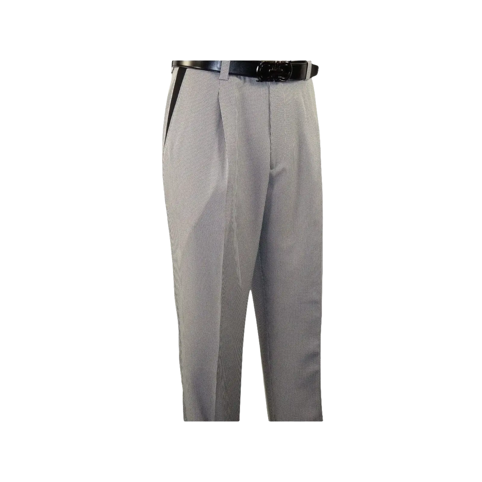 Men 2pc Walking Leisure Suit Short Sleeves DREAMS 263 - 00 Black white Salt pepper - J.Valintin Men's Wear Legend - 24634