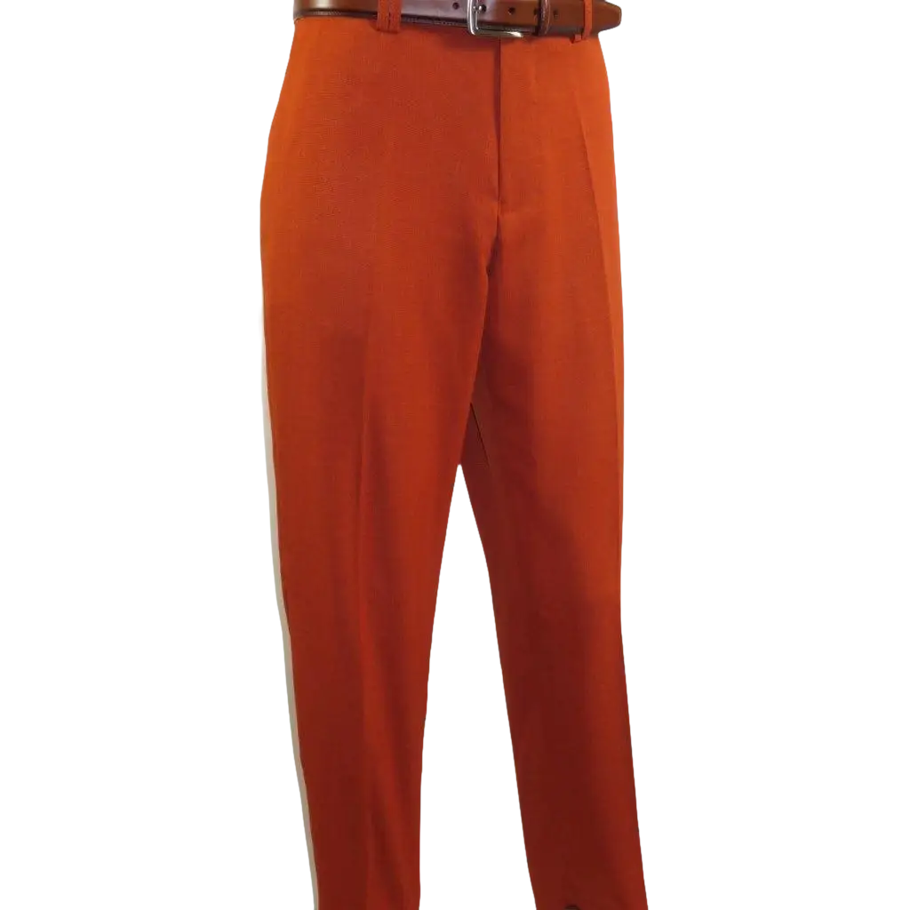 Men 2pc Walking Leisure Suit Short Sleeves DREAMS Checker 282 - 09 Papaya Rust - J.Valintin Men's Wear Legend - 282 - 09 Papaya - M