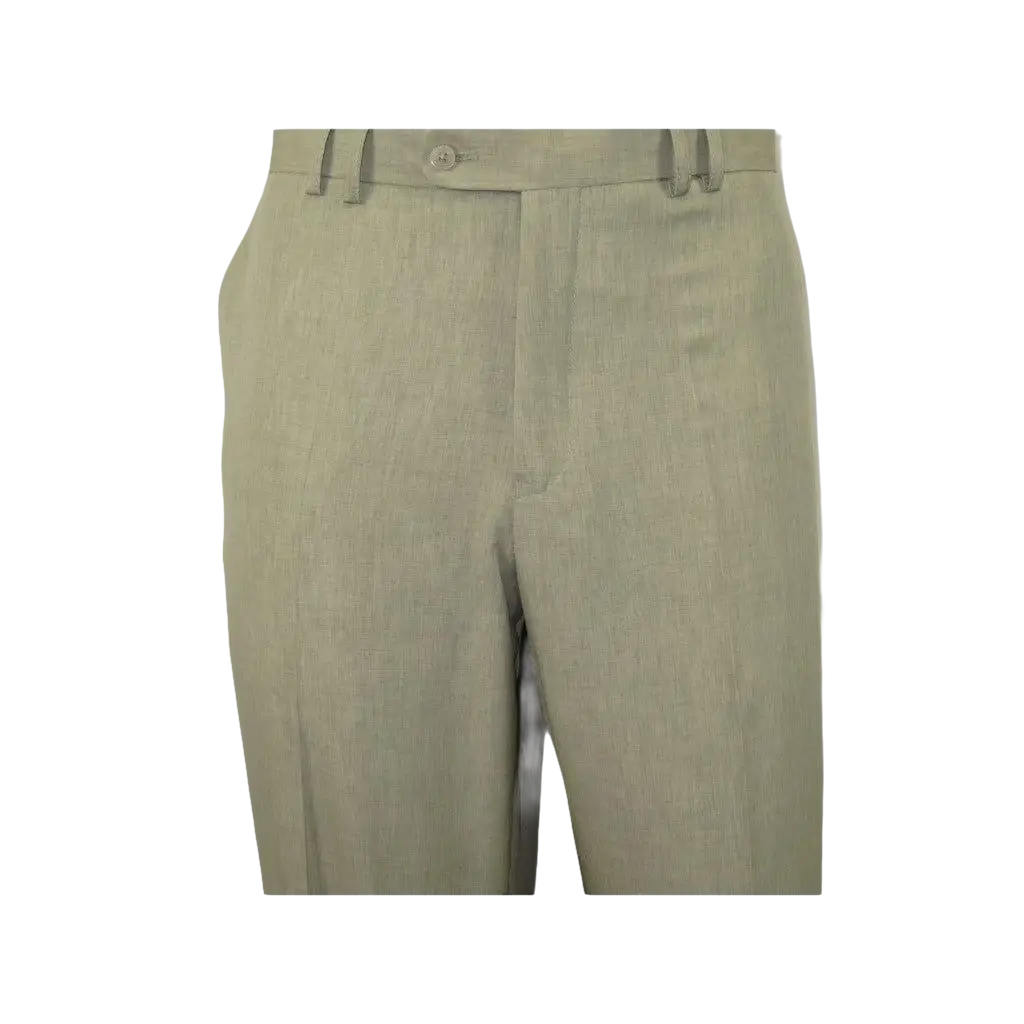 Men 2pc Walking Leisure Suit Short Sleeves DREAMS Plaid Satin 253 - 04 Sage Green - J.Valintin Men's Wear Legend - 253 - 04 Sage - M