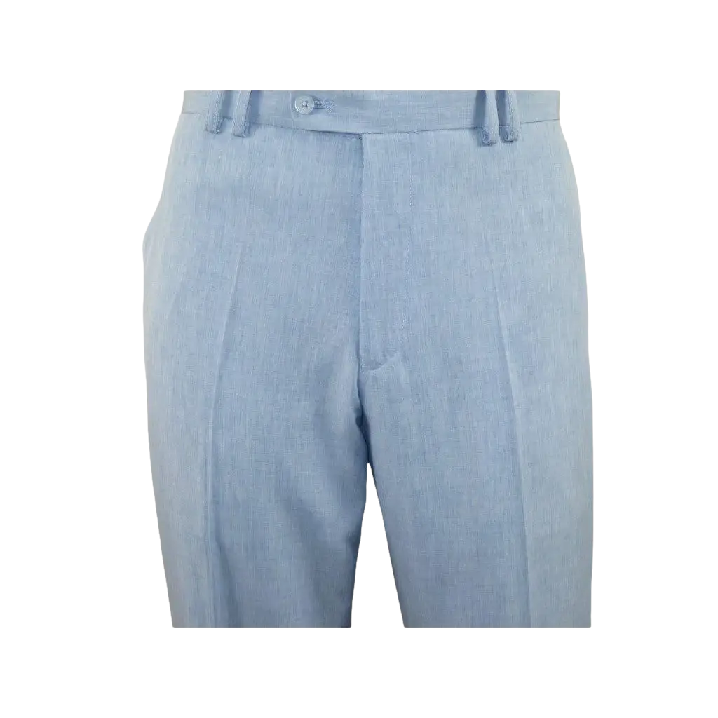 Men 2pc Walking Leisure Suit Short Sleeves DREAMS Plaid Satin 253 - 11 Ocean Blue - J.Valintin Men's Wear Legend - 253 - 11 Ocean - M