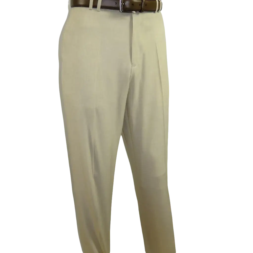 Men 2pc Walking Leisure Suit Short Sleeves DREAMS Plaid Satin 253 - 13 Sand - J.Valintin Men's Wear Legend - 253 - 13 Sand - M