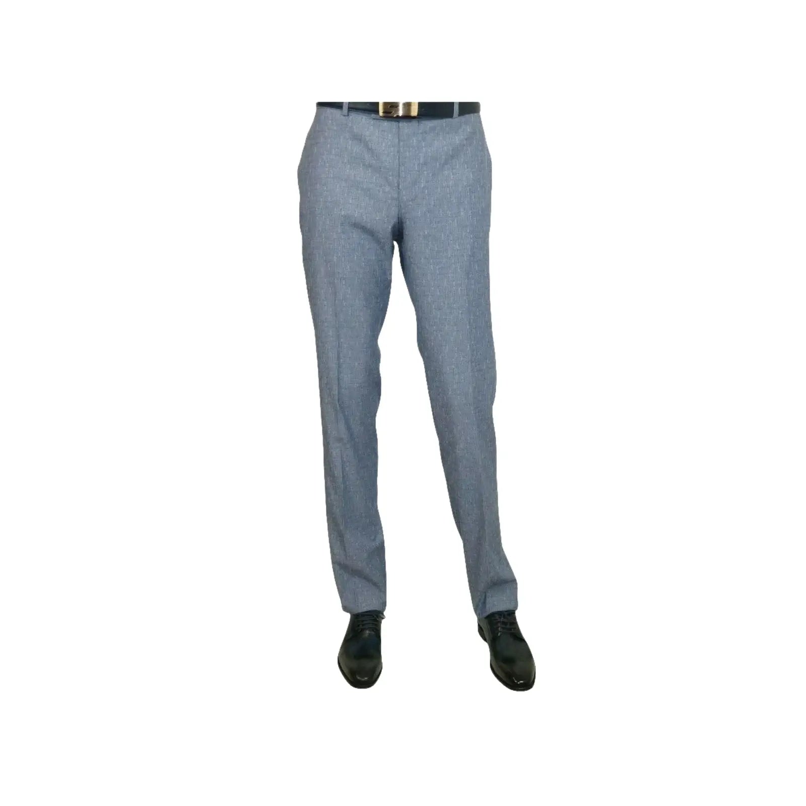 Men 3pc European Vested Suit WESSI JVALINTIN Slim Fit JV22 Sky Blue One Button - J.Valintin Men's Wear Legend - 16805