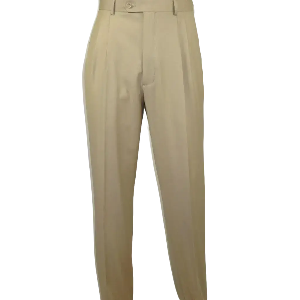 Men Apollo King Band Collarless Church Suit Mandarin 5 Hidden Buttons AG57 Tan - J.Valintin Men's Wear Legend - AG57 - Tan - 38R