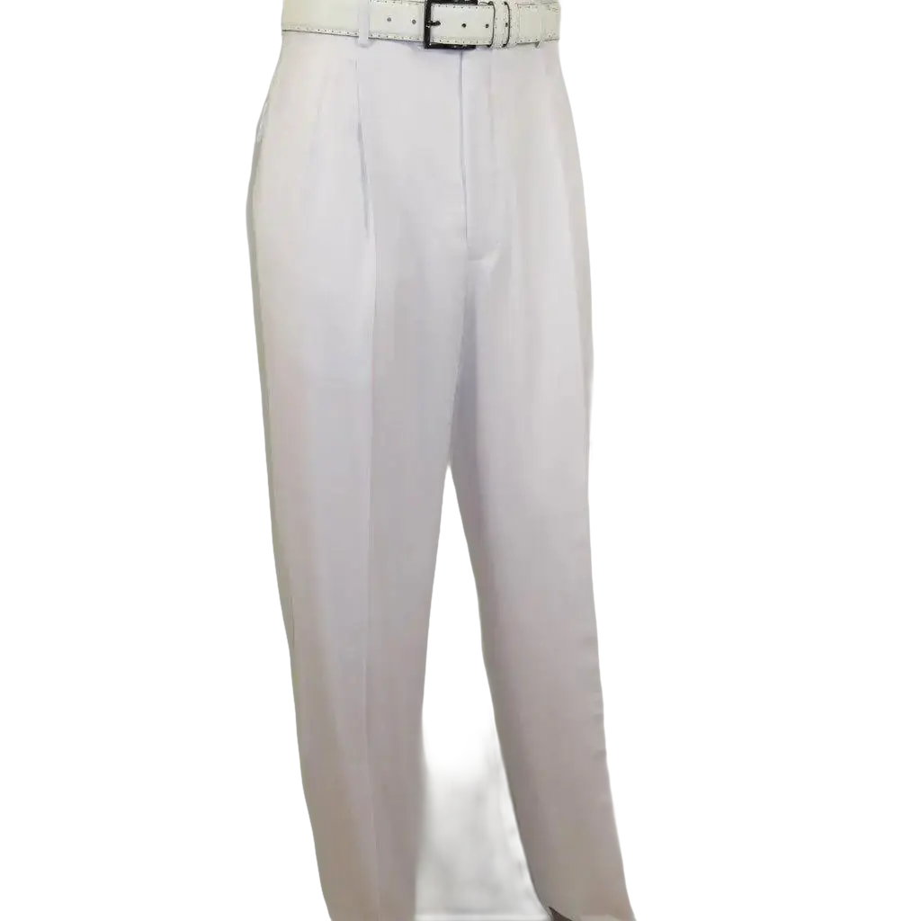 Men Apollo King Band Collarless Church Suit Mandarin 5 Hidden Buttons AG58 White - J.Valintin Men's Wear Legend - AG58 - White - 38R