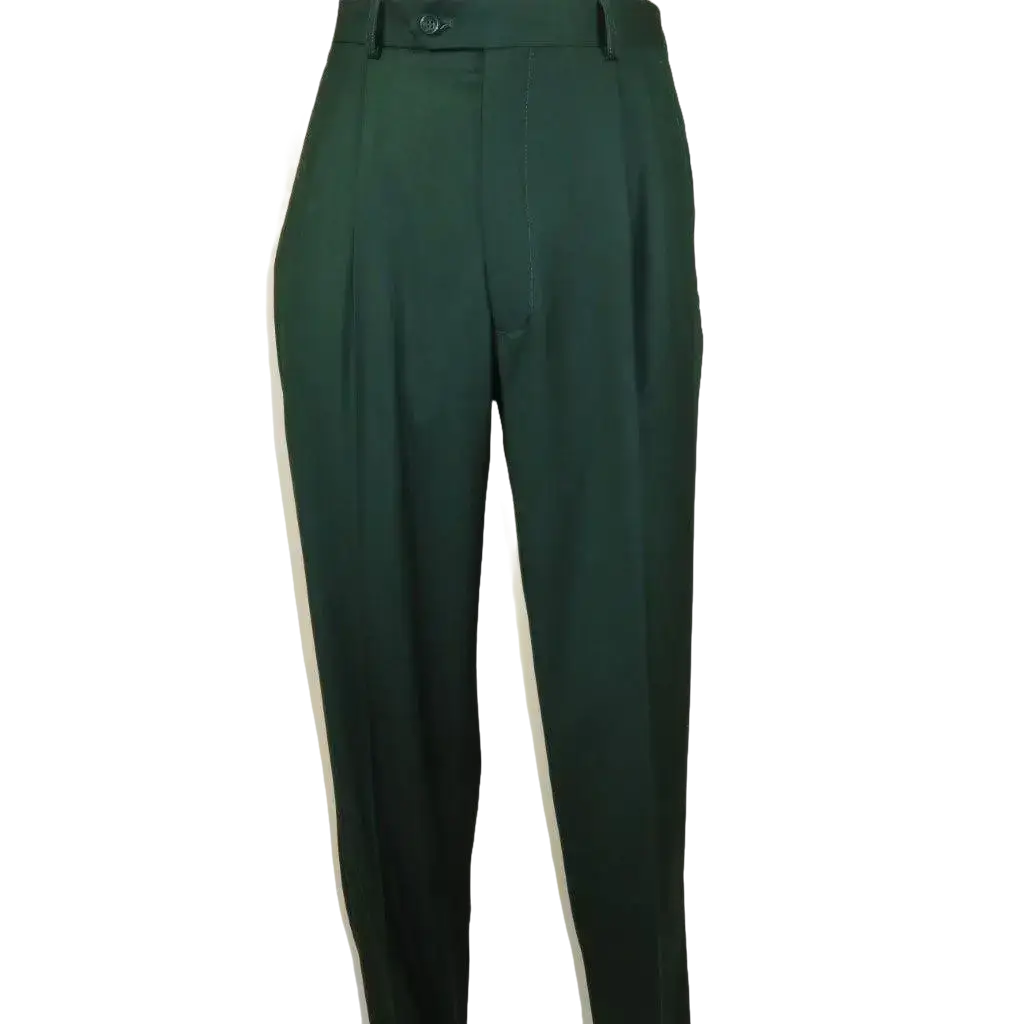 Men Apollo King Band Collarless Church Suit Mandarin 5 Hidden Buttons AG59 Green - J.Valintin Men's Wear Legend - AG59 - Green - 38R