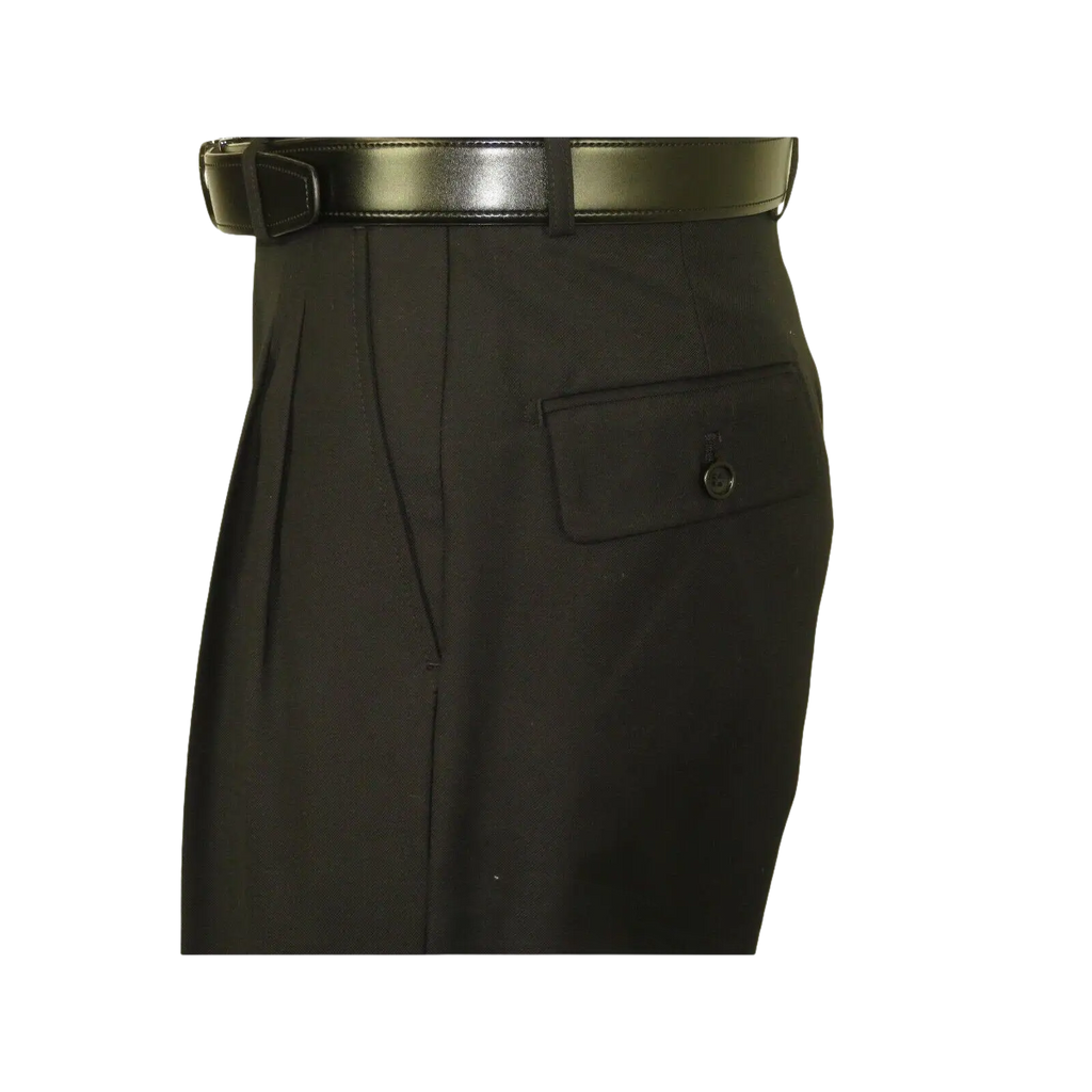 Men Apollo King Band Collarless suit Mandarin 5 Hidden Button Paster AG51 Black - J.Valintin Men's Wear Legend - 80281
