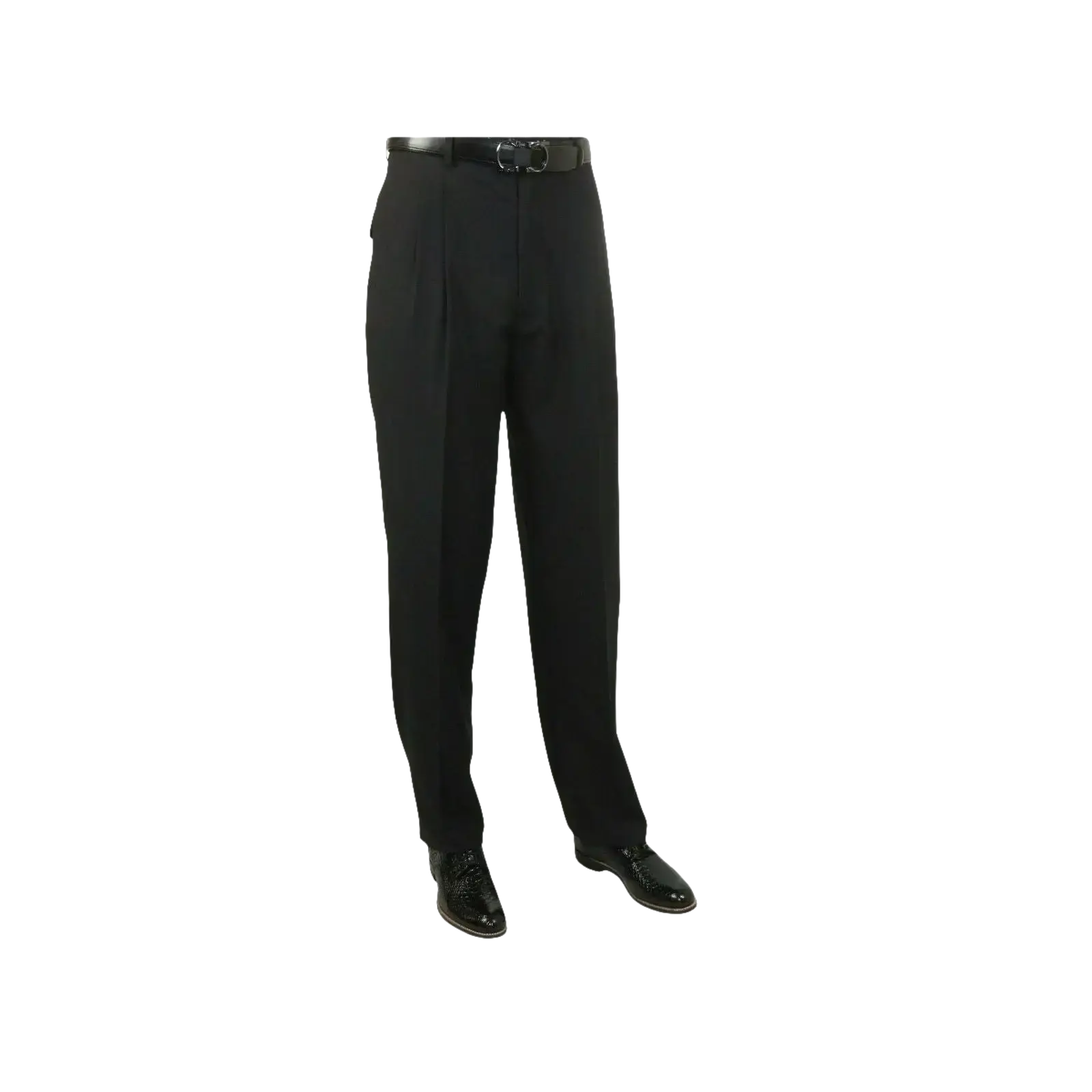 Men Apollo King Band Collarless suit Mandarin 5 Hidden Button Paster AG51 Black - J.Valintin Men's Wear Legend - 80281