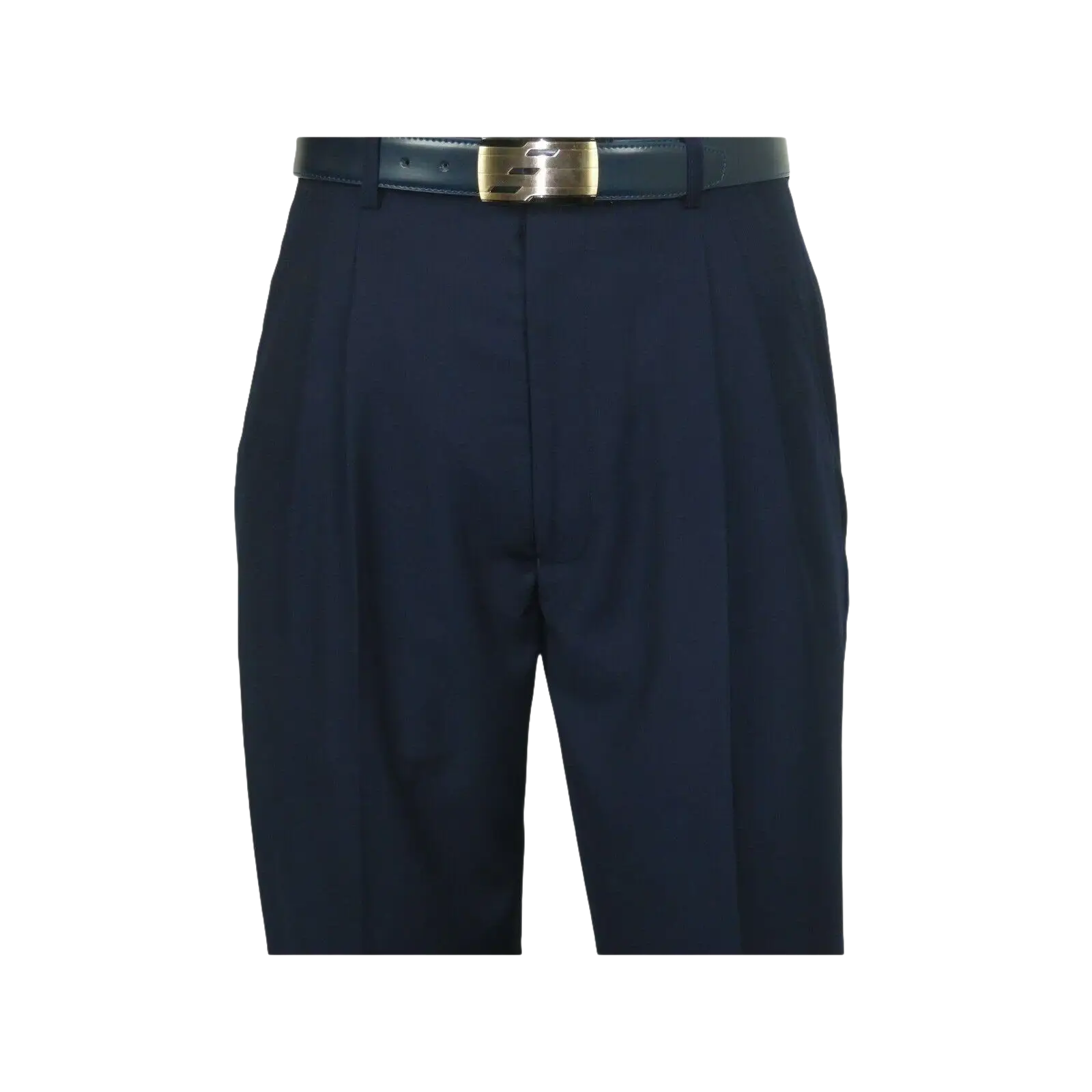 Men Apollo King Banded Collarless suit Mandarin 5 Buttons Wide leg M5 - 2 Navy - J.Valintin Men's Wear Legend - 20991