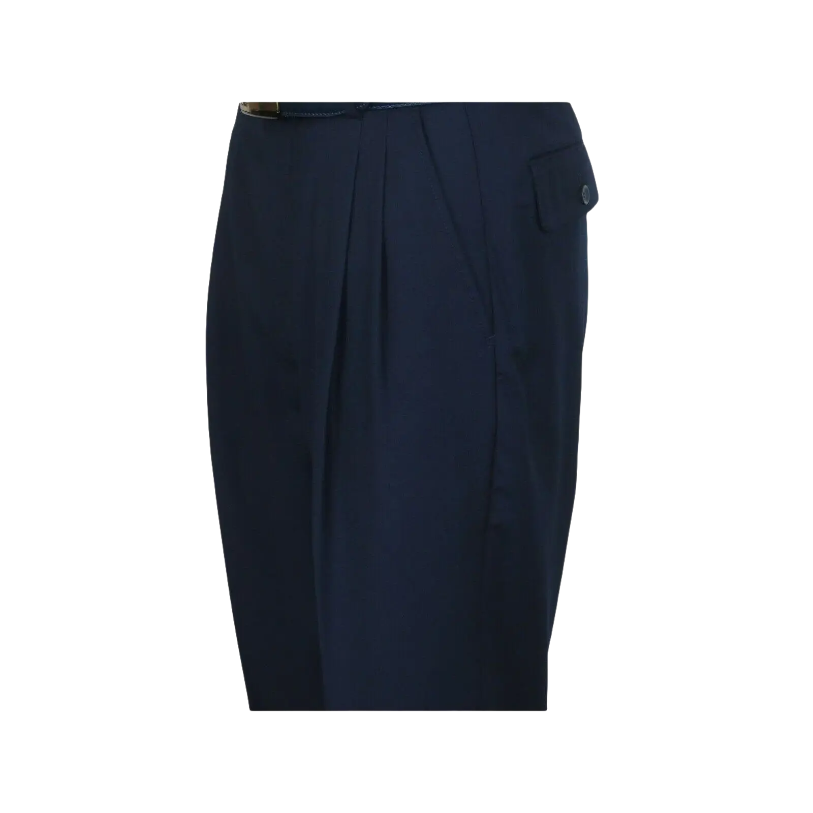 Men Apollo King Banded Collarless suit Mandarin 5 Buttons Wide leg M5 - 2 Navy - J.Valintin Men's Wear Legend - 20991