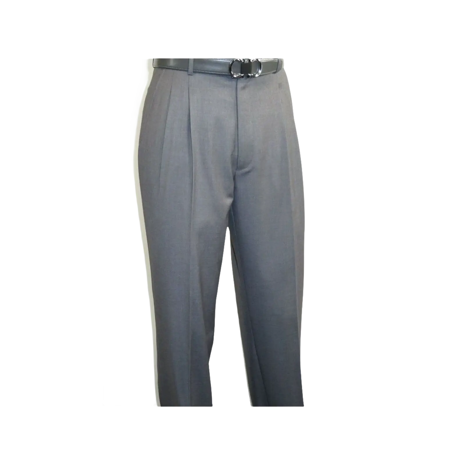 Men Apollo King Banded Collarless suit Mandarin 5 Hidden Button Pastor AG53 Gray - J.Valintin Men's Wear Legend - 80265