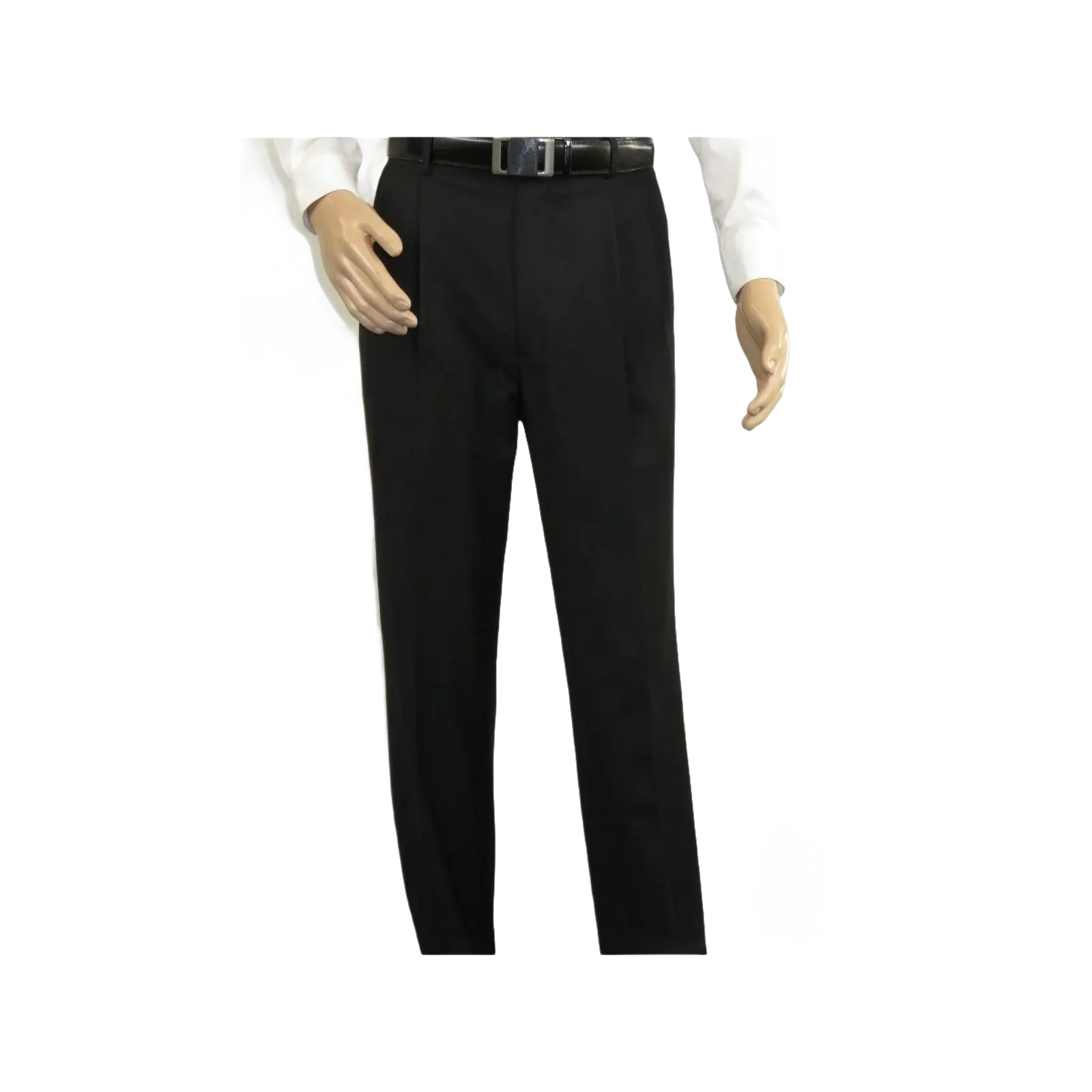 Men Apollo King Double Breasted Formal Business Suit Pleated Pants DM21 Black - J.Valintin Men's Wear Legend - 80247