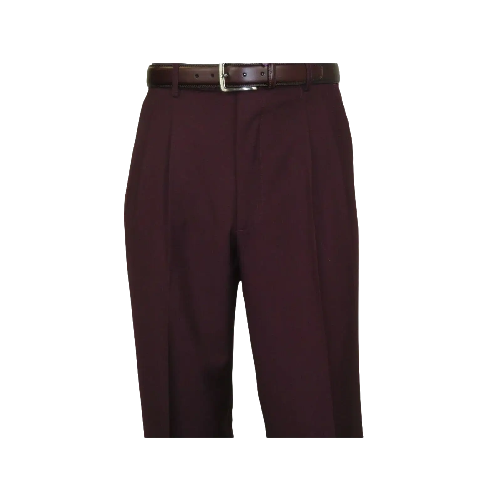 Men Apollo King Double Breasted Suit Classic Peak Lapel Pleated DM29 Burgundy - J.Valintin Men's Wear Legend - 21804