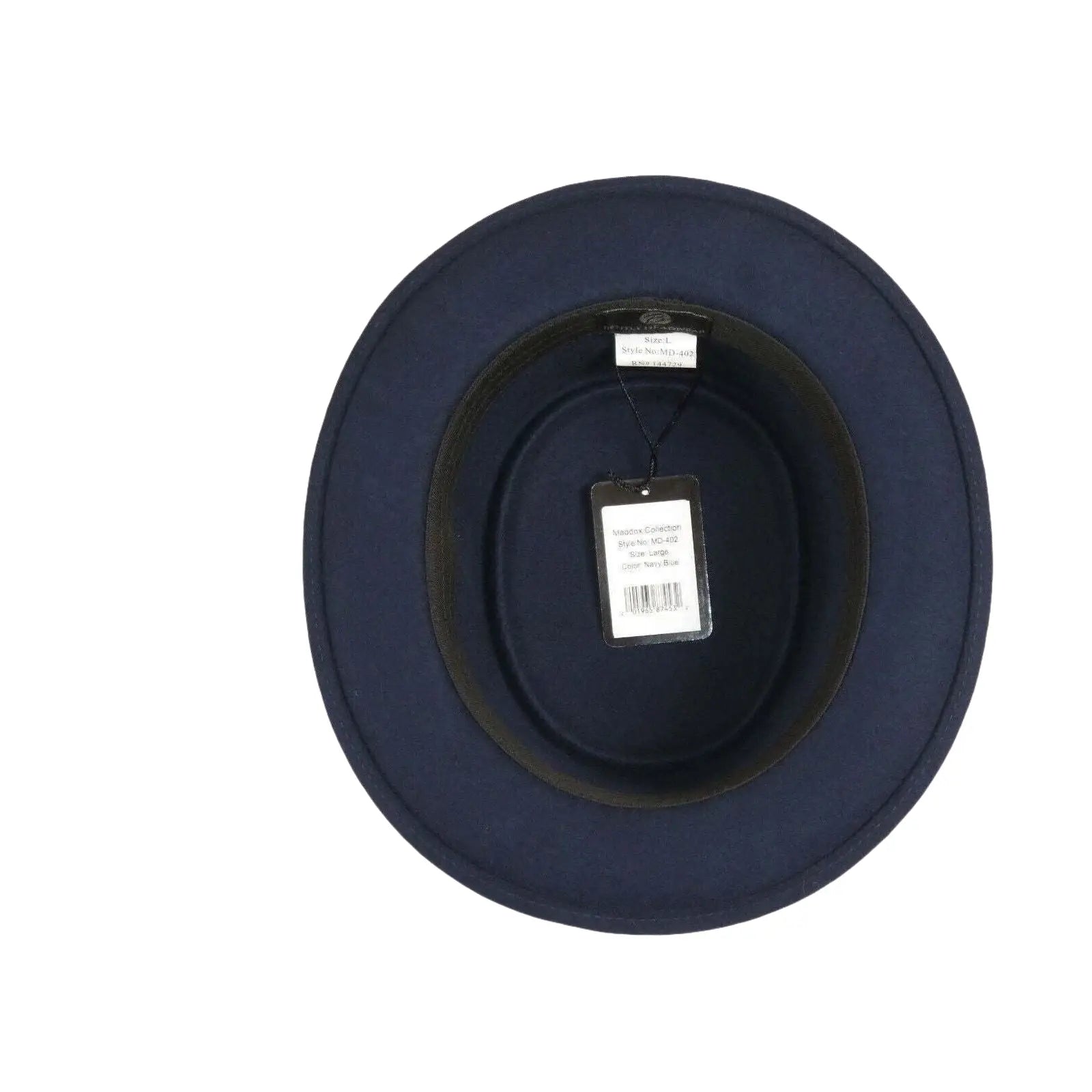 Men BENTLY HEADWEAR Hat Australian Lite Wool Crushable Pork Pie Jazz MD402 Navy - J.Valintin Men's Wear Legend - 98082
