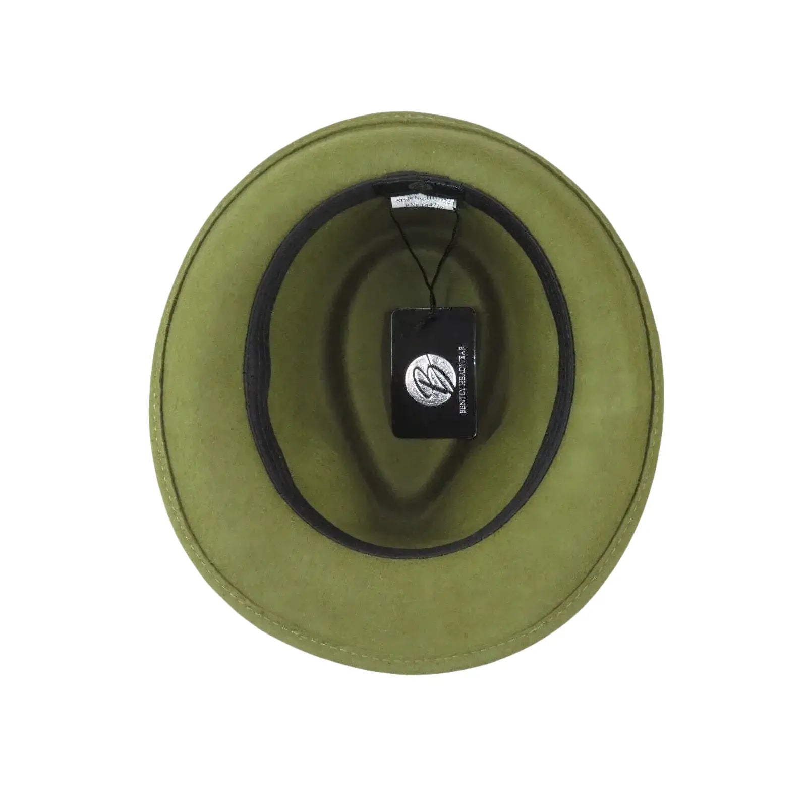 Men BENTLY HEADWEAR Hat Australian Wool Pinch Front Fedora Lite HU424 Olive - J.Valintin Men's Wear Legend - 20031