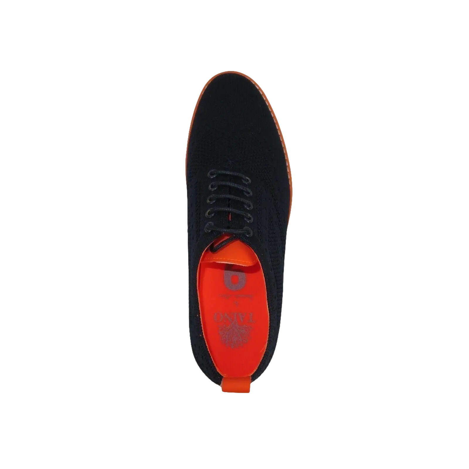 Men Comfort Casual Knit Fabric Wingtip Lace Sneaker Shoes #FRESHORT Navy Blue - J.Valintin Men's Wear Legend - 100916