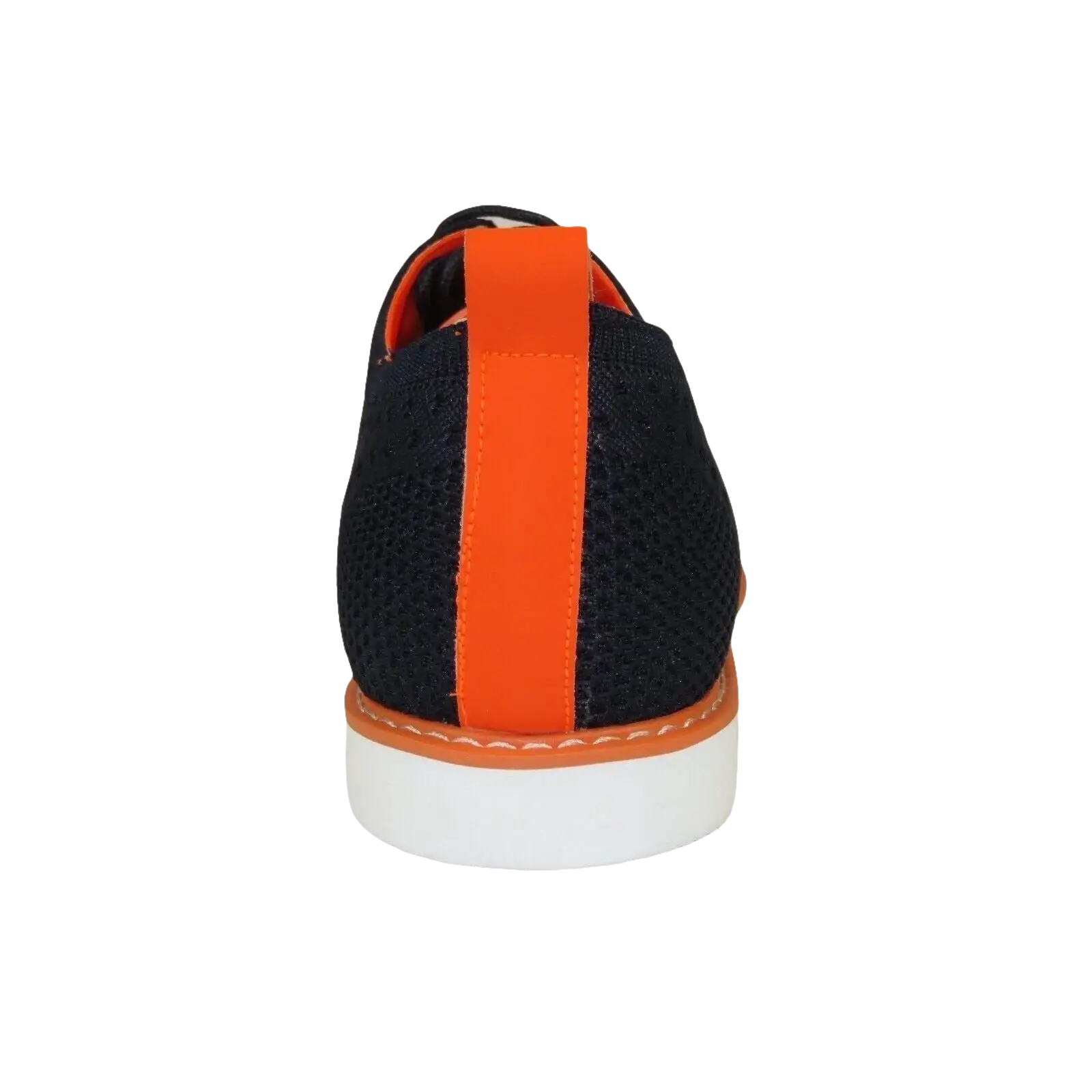 Men Comfort Casual Knit Fabric Wingtip Lace Sneaker Shoes #FRESHORT Navy Blue - J.Valintin Men's Wear Legend - 100916