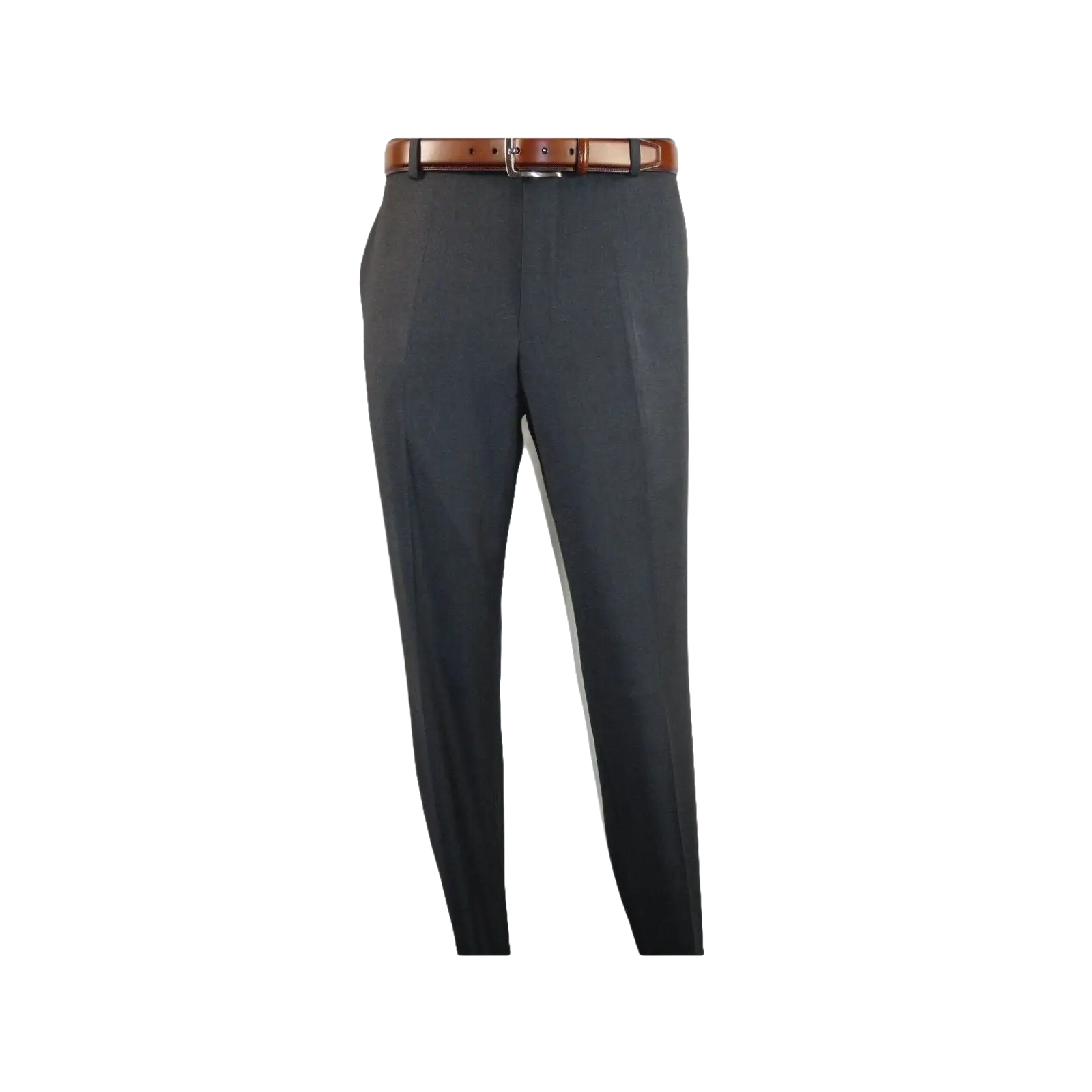 Men Flat Front Suit Separate Pants Slim Fit light Weight Slacks 202 - 1 Charcoal - J.Valintin Men's Wear Legend - 97708