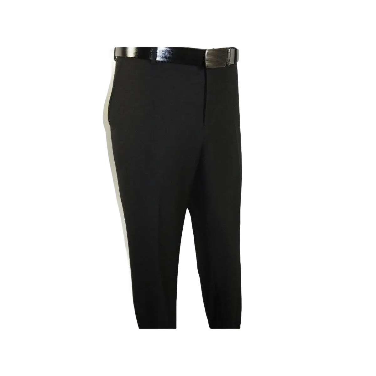 Men Flat Front Suit Separate Pants Slim Fit Soft light Weight Slacks 201 - 1 Black - J.Valintin Men's Wear Legend - 97692