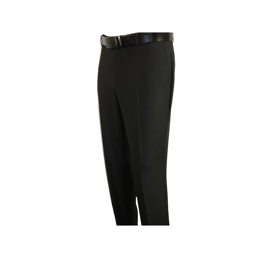 Men Flat Front Suit Separate Pants Slim Fit Soft light Weight Slacks 201 - 1 Black - J.Valintin Men's Wear Legend - 97692