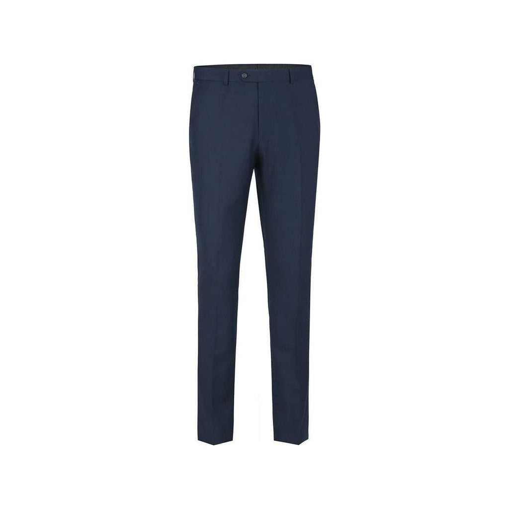 Men Flat Front Suit Separate Pants Slim Fit Soft light Weight Slacks 201 - 19 Navy - J.Valintin Men's Wear Legend - 97700
