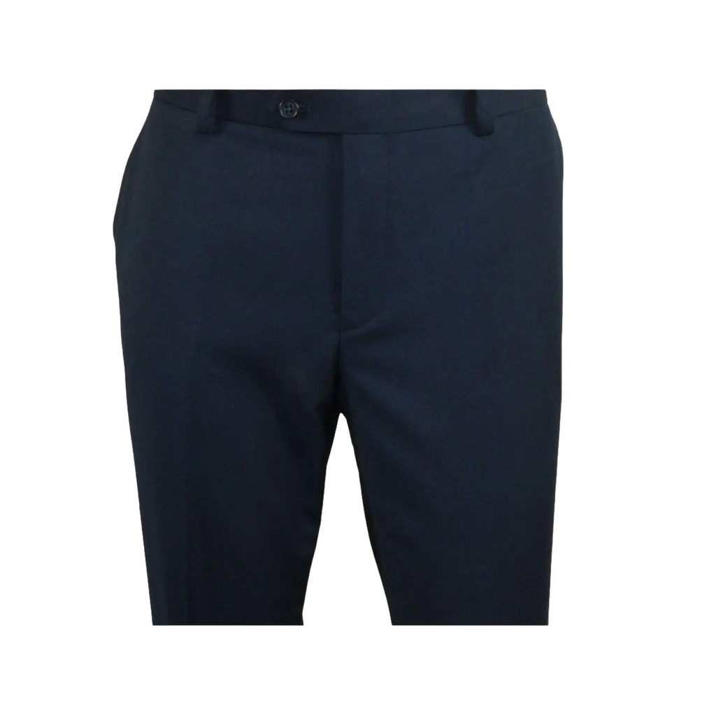 Men Flat Front Suit Separate Pants Slim Fit Soft light Weight Slacks 201 - 19 Navy - J.Valintin Men's Wear Legend - 97700