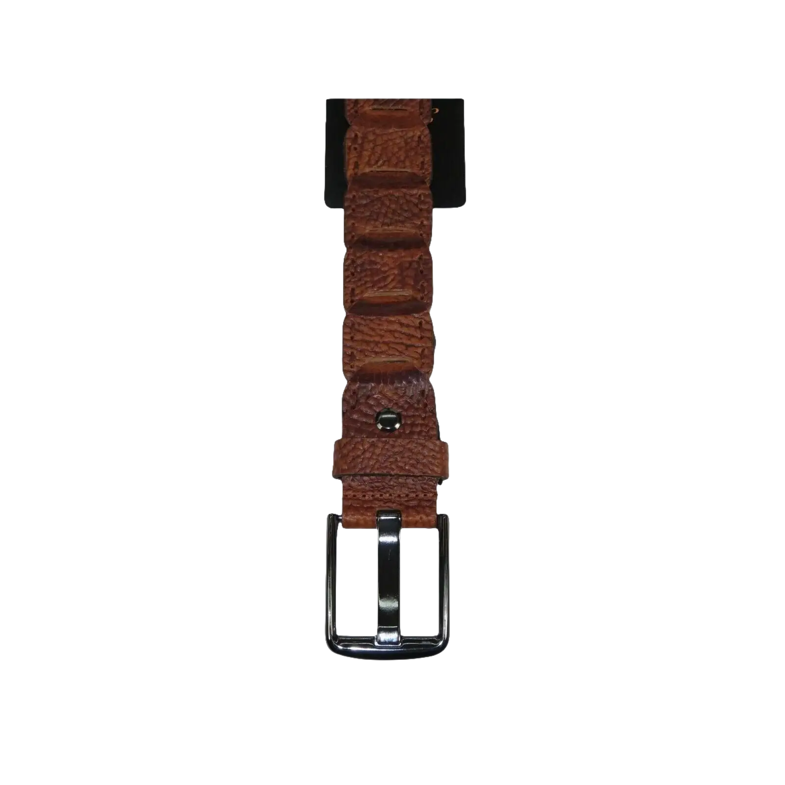 Men Genuine Leather Belt PIERO ROSSI Turkey Crocodile print Hand Stich 69 Cognac - J.Valintin Men's Wear Legend - 97461