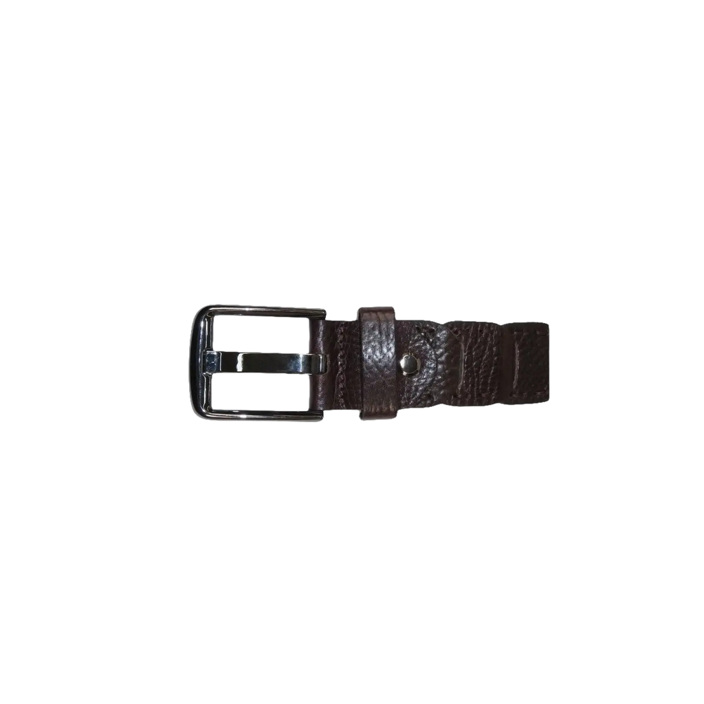 Men Genuine Leather Belt PIERO ROSSI Turkey Crocodile print Hand Stitch 69 Brown - J.Valintin Men's Wear Legend - 97479