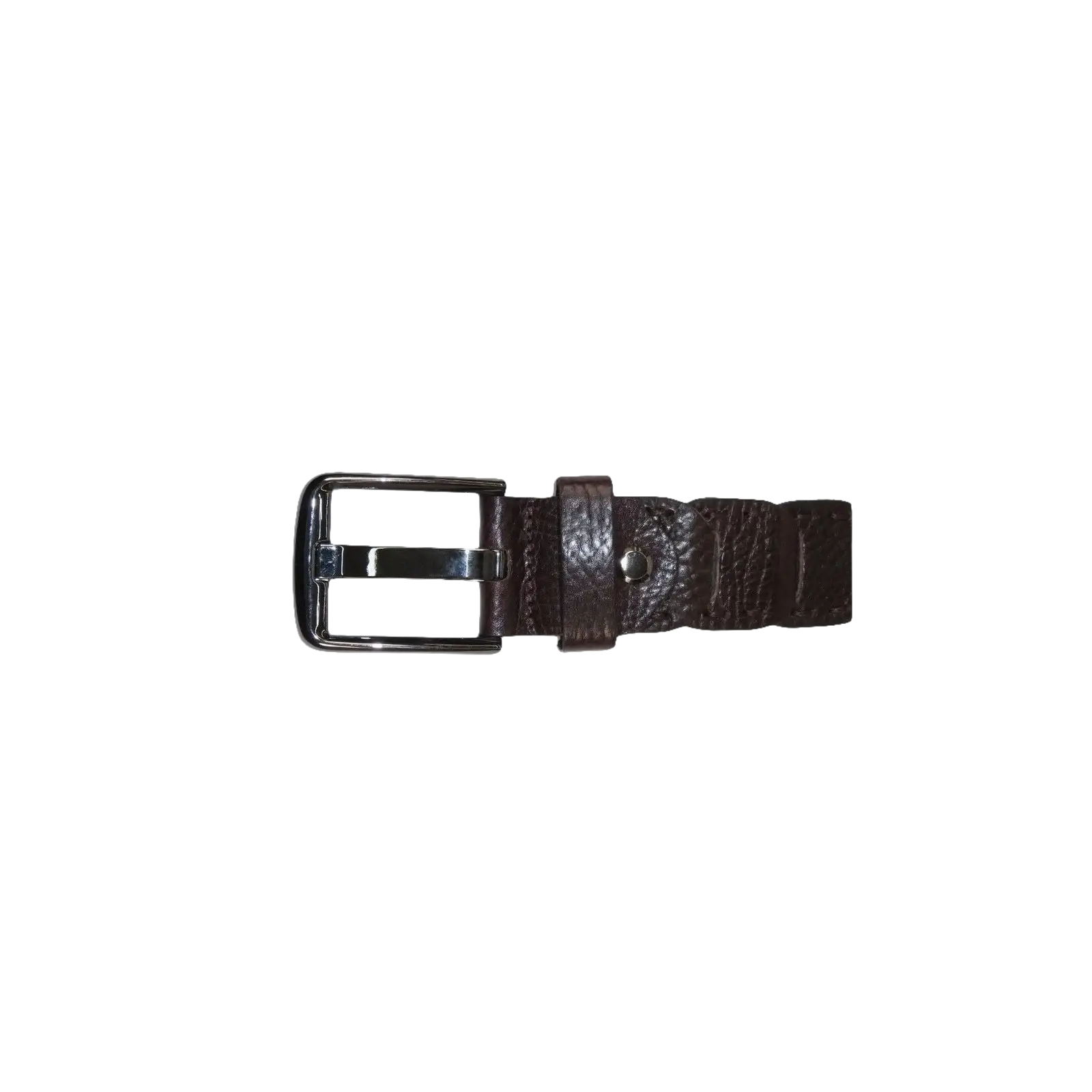 Men Genuine Leather Belt PIERO ROSSI Turkey Crocodile print Hand Stitch 69 Brown - J.Valintin Men's Wear Legend - 97479