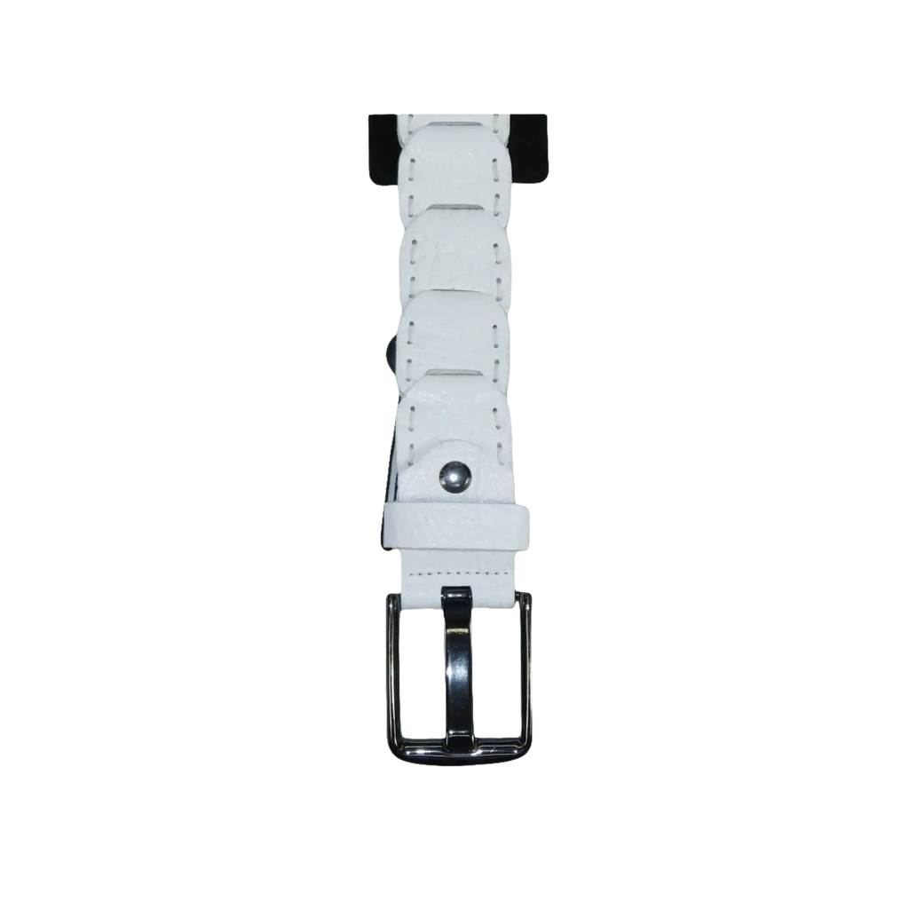 Men Genuine Leather Belt PIERO ROSSI Turkey Crocodile print Hand Stitch 69 White - J.Valintin Men's Wear Legend - 97473