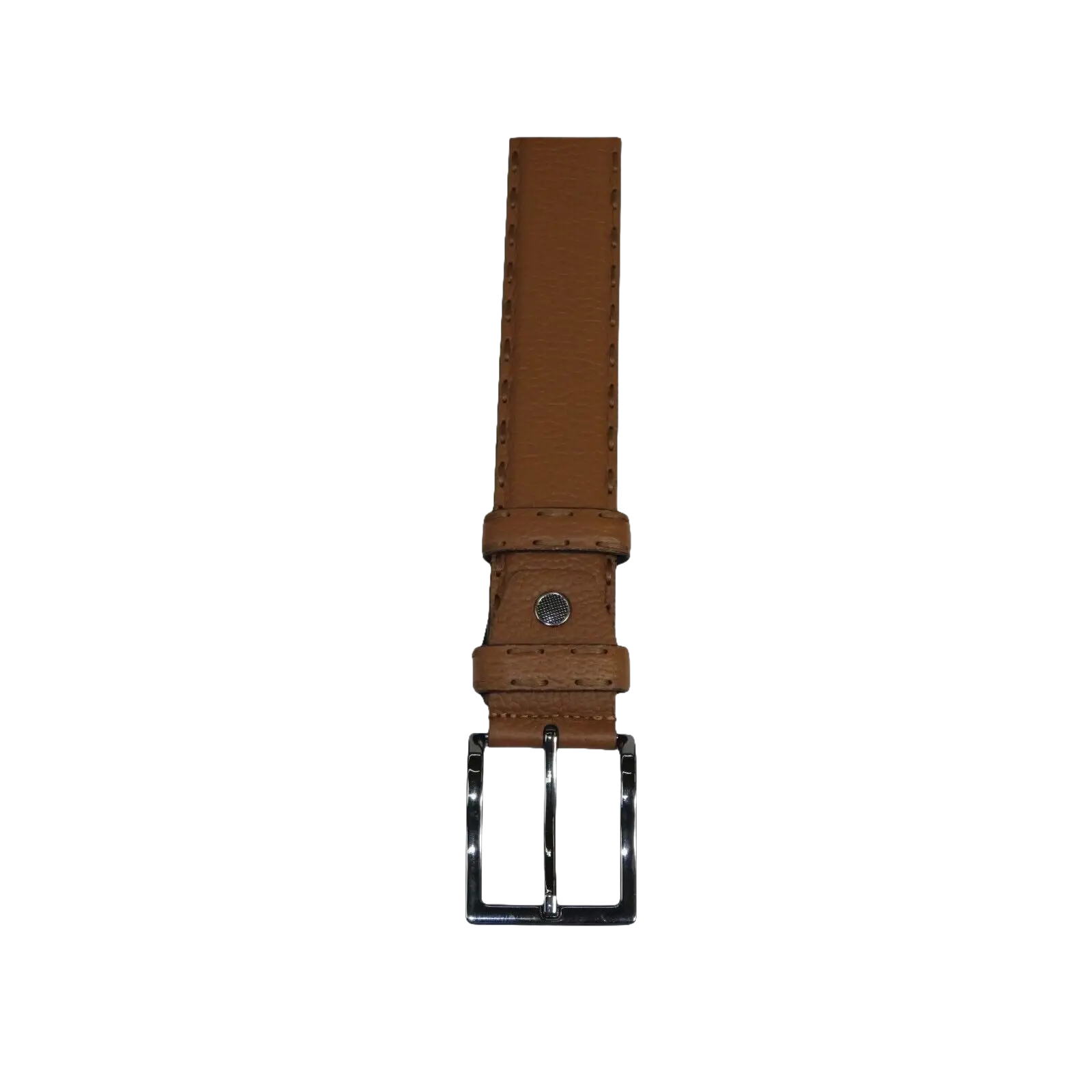 Men Genuine Leather Belt PIERO ROSSI Turkey Full Grain Hand Stitch 301 Cognac - J.Valintin Men's Wear Legend - 97341