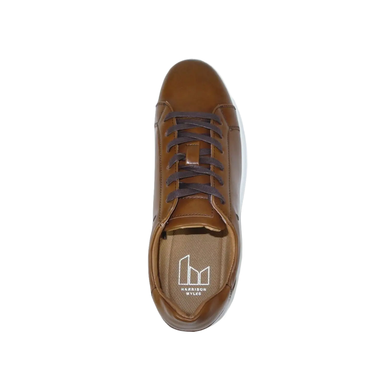 Men Harrison Myles Sneaker Dress Shoes Soft Comfort Lace Cushioned S2111 Cognac - J.Valintin Men's Wear Legend - 99054