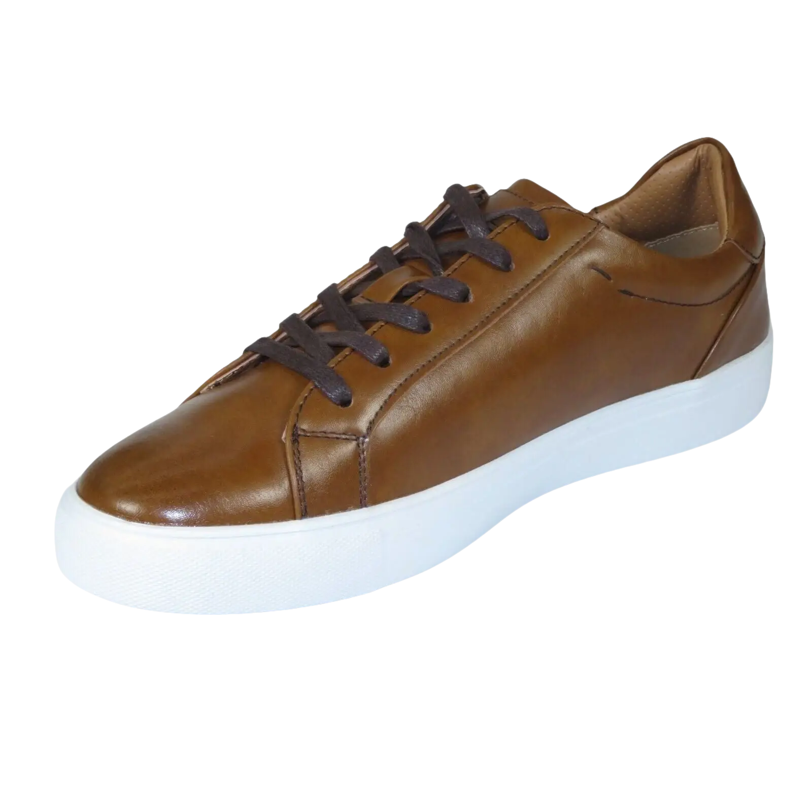 Men Harrison Myles Sneaker Dress Shoes Soft Comfort Lace Cushioned S2111 Cognac - J.Valintin Men's Wear Legend - 99054